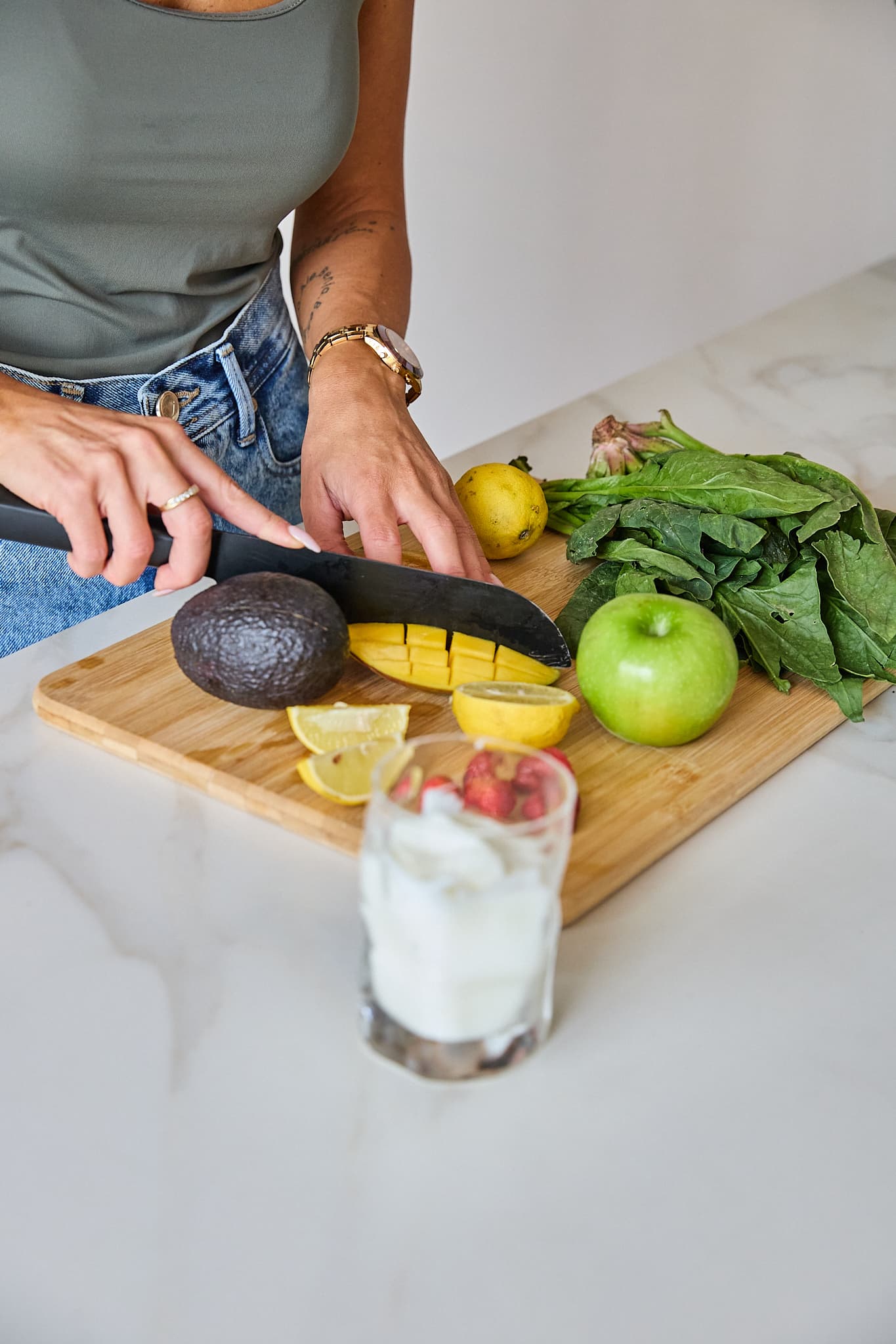 Ingredientes frescos y saludables