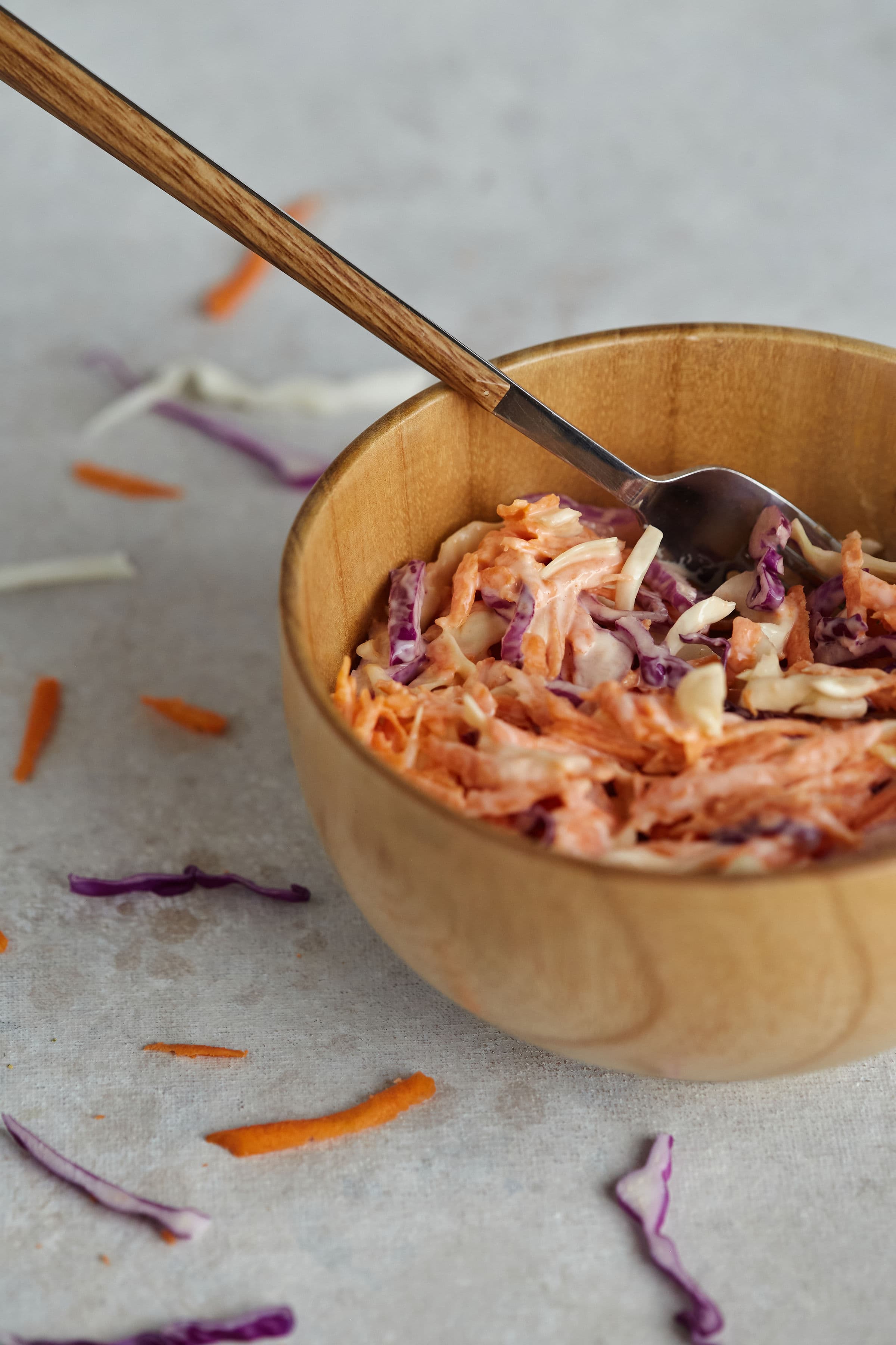 Ensalada Coleslaw saludable y ligera