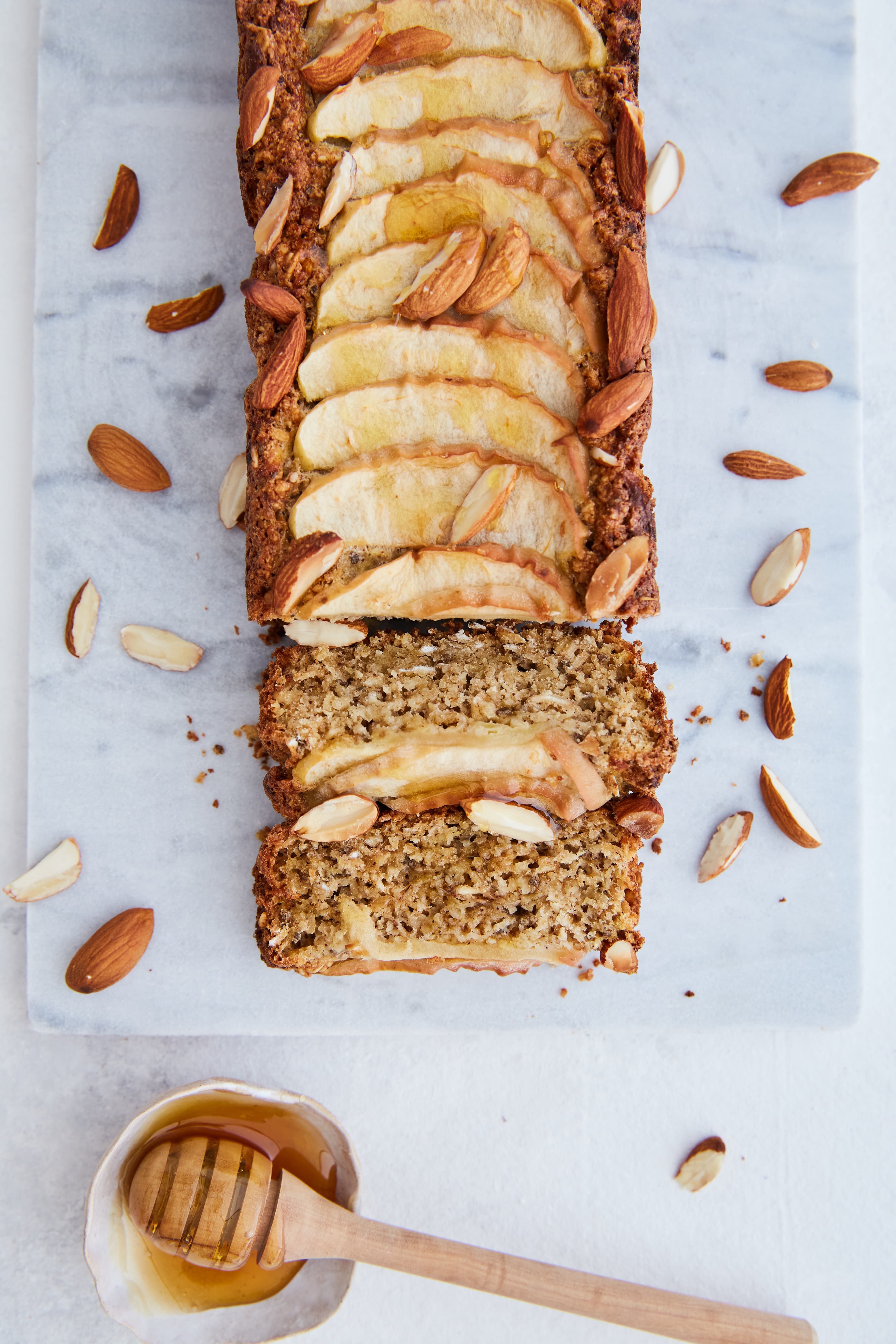 Budin de manzana y almendras