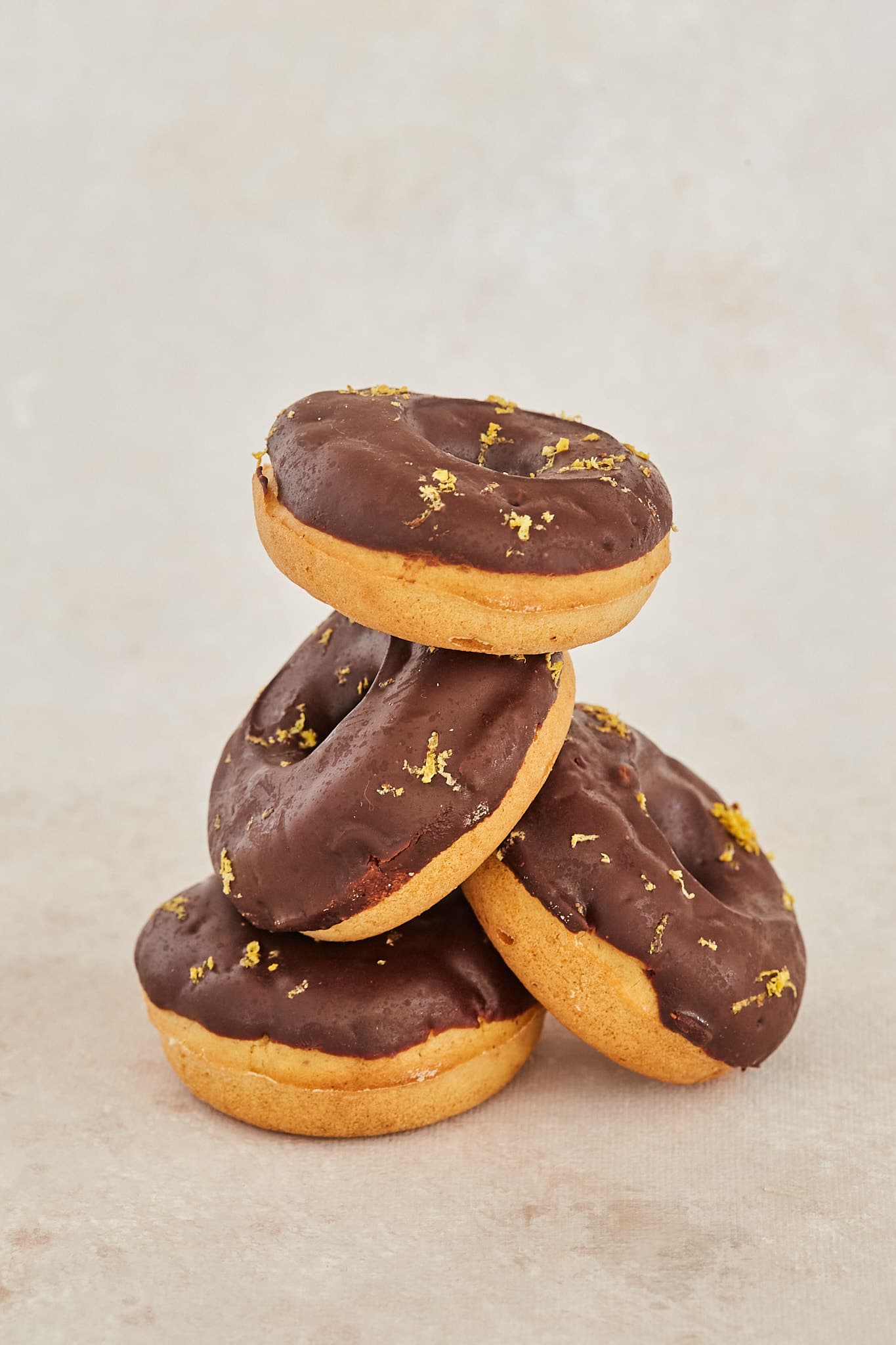 Donas saludables al horno con chocolate